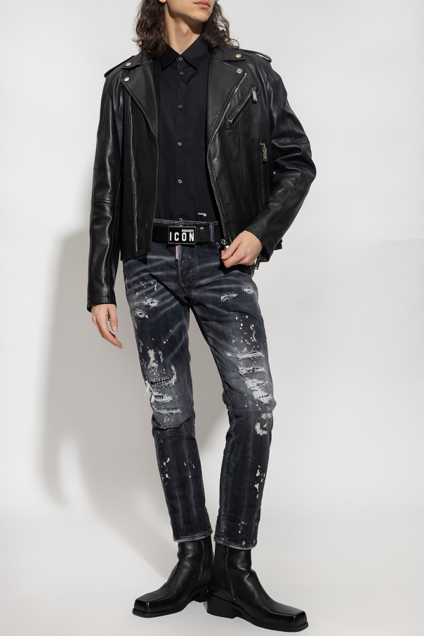 Dsquared2 'Skater' jeans | GenesinlifeShops | EMBROIDERED VOILLE